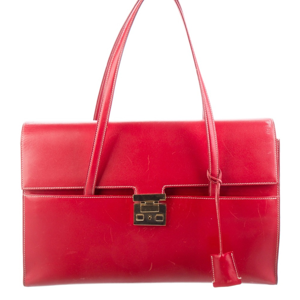 Gucci Lady Lock flap tote.